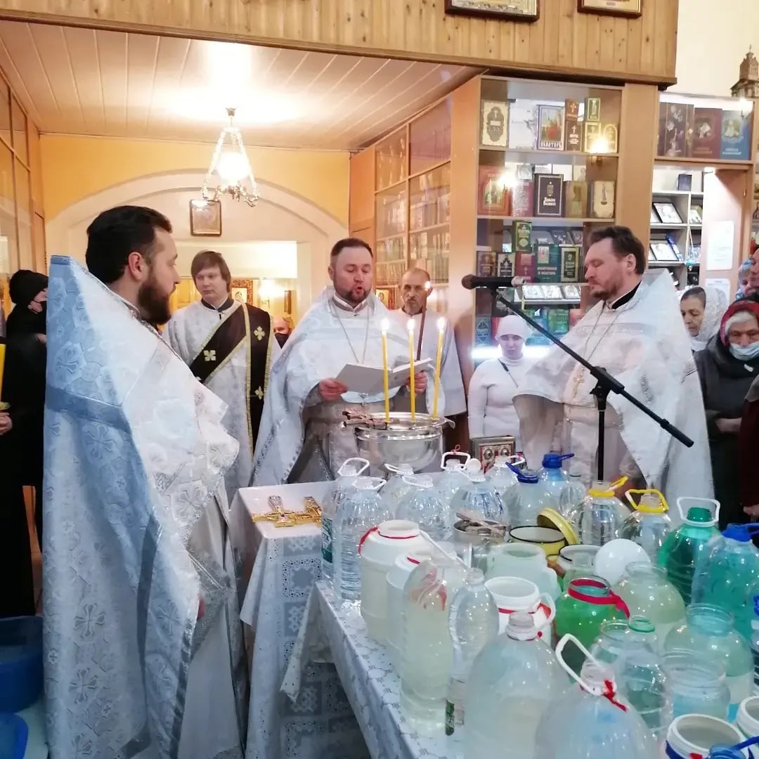 Празднование Крещение Господне в нашем храме