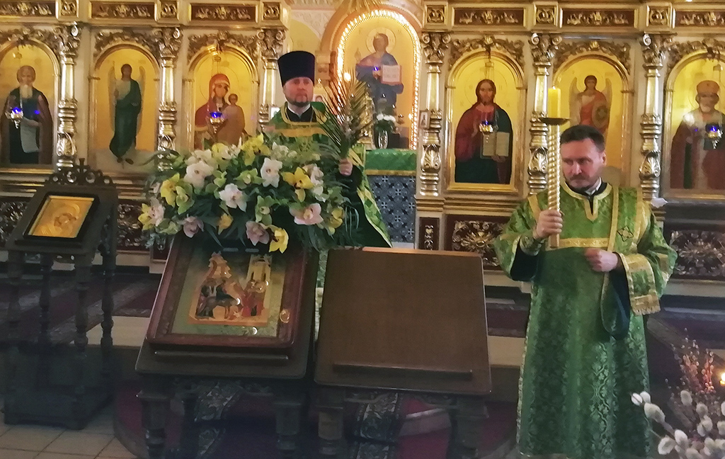 Всенощное бдение в канун праздника Входа Господня в Иерусалим
