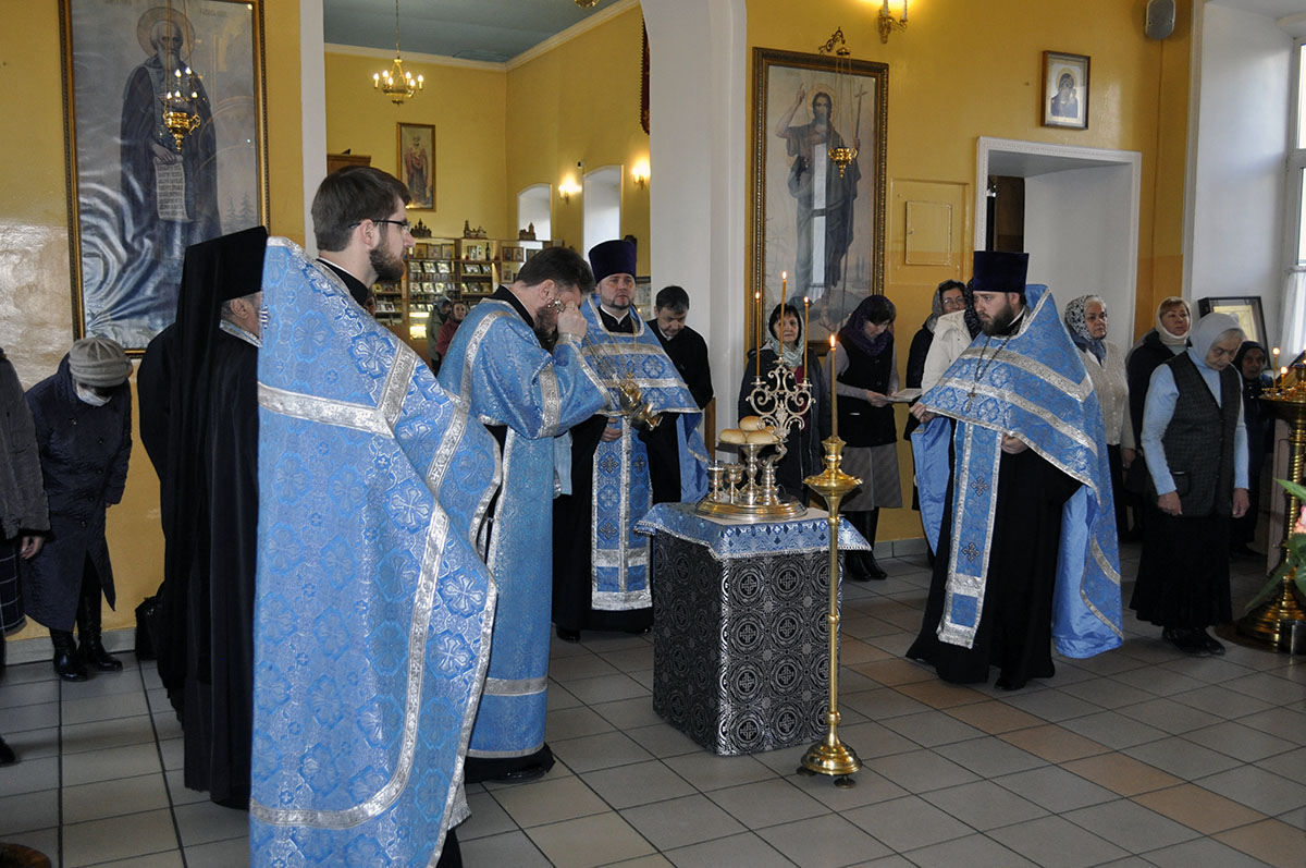 Всенощное бдение в канун Благовещения Пресвятой Богородицы