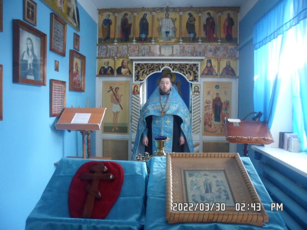 В рамках акции «Неделя молитвы» в исправительной колонии №5 совершено богослужение