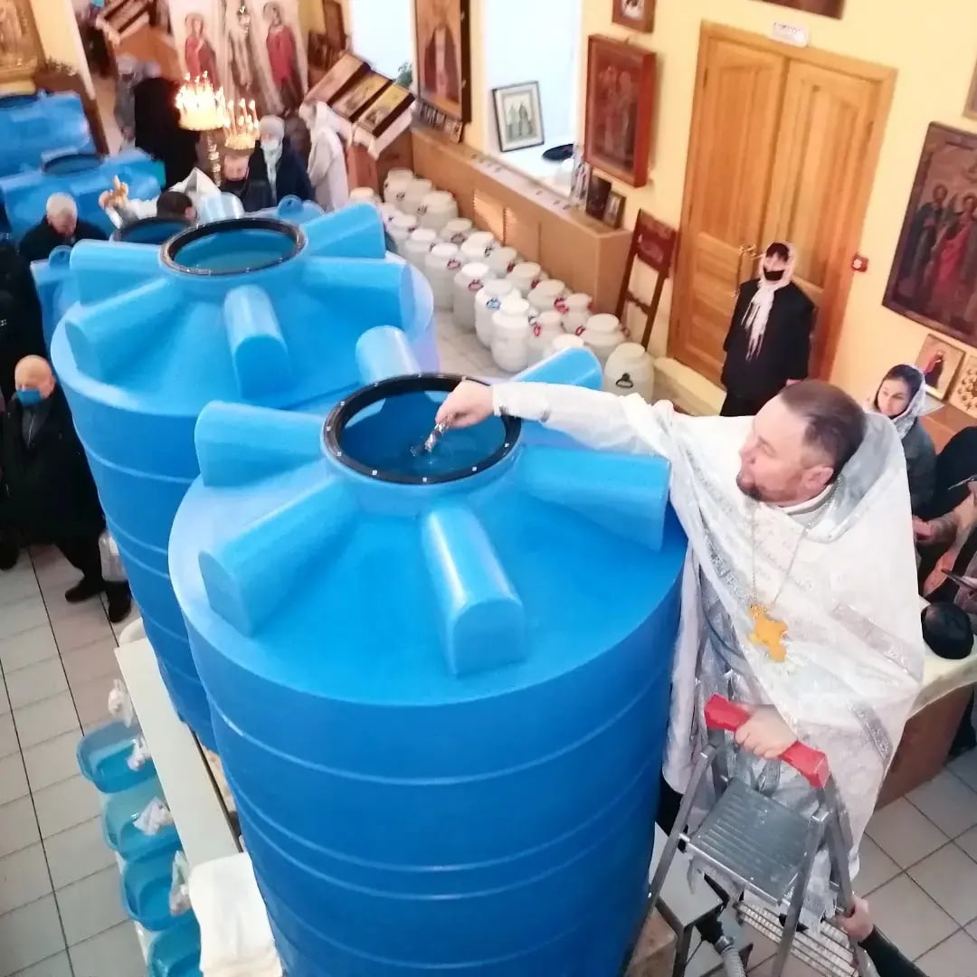 Празднование Крещение Господне в нашем храме