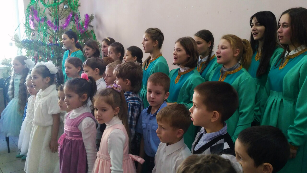 Рождественский утренник в воскресной школе "Азбука веры" 