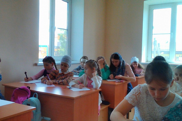 В воскресной школе прошли последние занятия в этом году