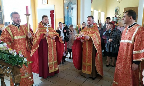 Празднование Антипасхи в Никольском храме