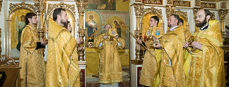 В престольный праздник митрополит Серафим совершил литургию в нашем храме