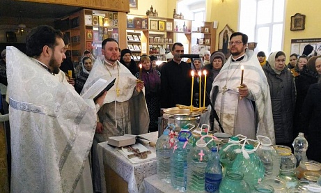 Крещенский сочельник в нашем храме