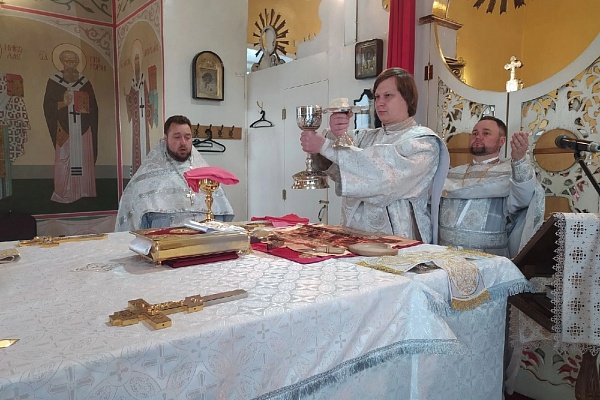 Богослужение в день Вознесения Господня