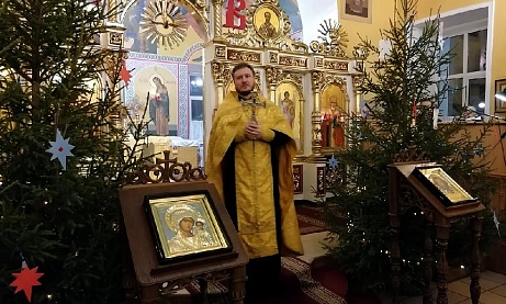  Новогодний молебен в нашем храме