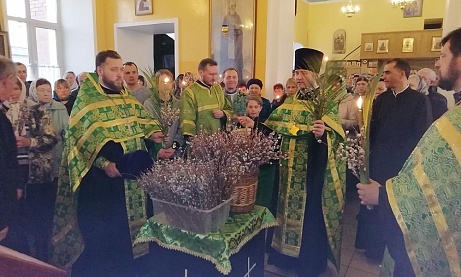Всенощное бдение в канун праздника Входа Господня в Иерусалим