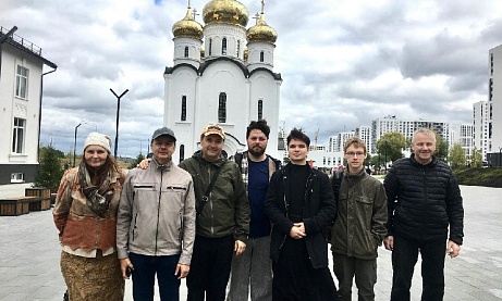 Участие в праздничных мероприятиях на освящении храма Вениамина Печерского в "Лугометрии"
