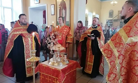 Всенощное бдение в канун престольного праздника нашего храма 