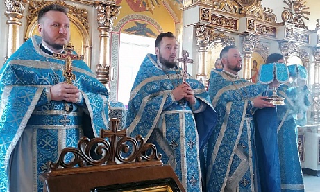 Празднование Благовещение Богородицы