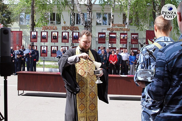 Протоиерей Антоний Шварёв совершил молебен  на открытии памятника сотрудникам УФСИН, погибшим на фронтах войны