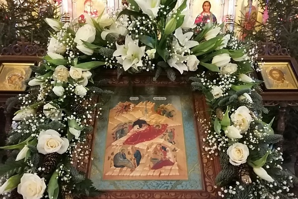 Всенощное бдение в канун праздника Рождества Христова 