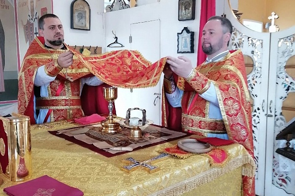 В день Усекновения главы Иоанна Предтечи протоиерей Александр Филиппов совершил литургию 