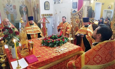 Всенощное бдение в канун празднования Воздвижения Животворящего Креста Господня