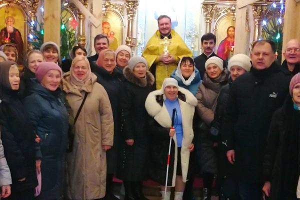 Иерей Сергий Карасёв совершил Новогодний молебен