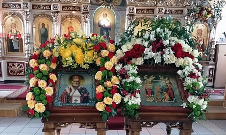 Всенощное бдение в канун престольного праздника нашего храма