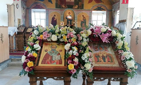 Всенощное бдение в канун престольного праздника нашего храма