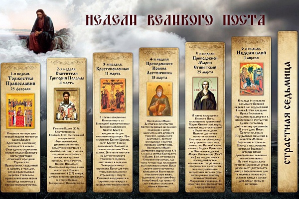 7 МАРТА - 23 АПРЕЛЯ — ВЕЛИКИЙ ПОСТ