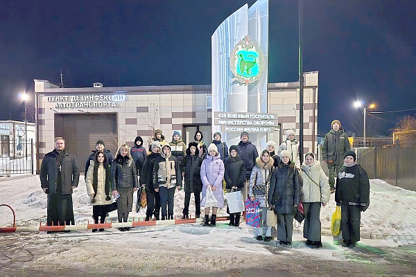 Воспитанники воскресной школы Никольского храма в Терновке  выступили с концертом для раненых военнослужащих