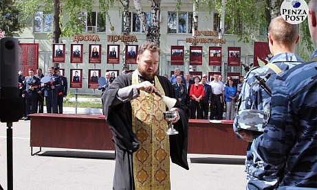 Протоиерей Антоний Шварёв совершил молебен  на открытии памятника сотрудникам УФСИН, погибшим на фронтах войны