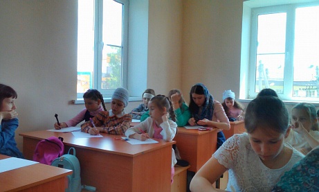 В воскресной школе прошли последние занятия в этом году