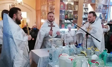 Празднование Крещение Господне в нашем храме