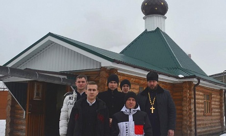 Протоиерей Антоний Шварёв совершил Божественную литургию в ИК-7 