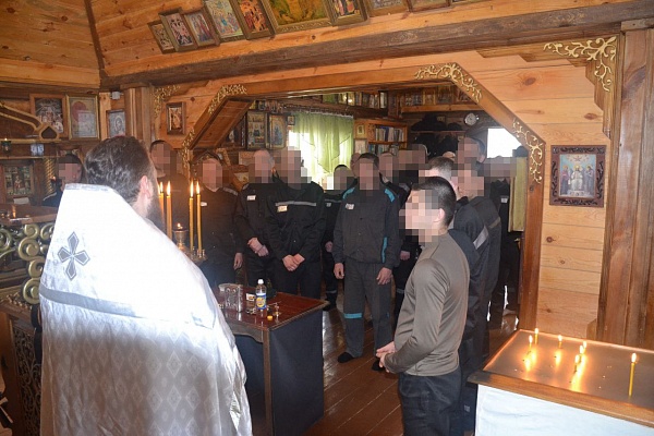  Протоиерей Антоний Шварев совершил Таинство Соборования в исправительной колонии №7