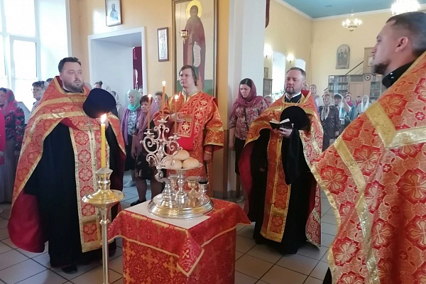 Всенощное бдение в канун престольного праздника нашего храма 