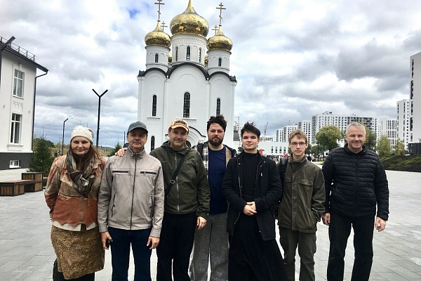 Участие в праздничных мероприятиях на освящении храма Вениамина Печерского в "Лугометрии"