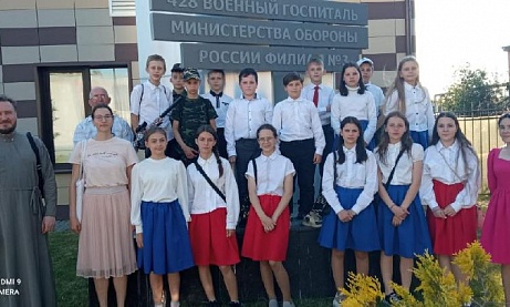 Воспитанники воскресной школы Никольского храма г.Пензы провели концерт для раненых военнослужащих