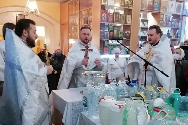 Празднование Крещение Господне в нашем храме