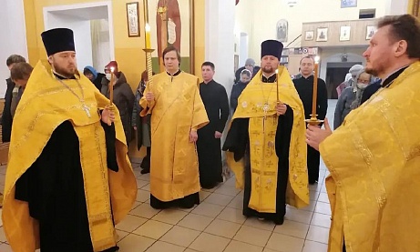 Всенощное бдение в канун Недели сыропустной