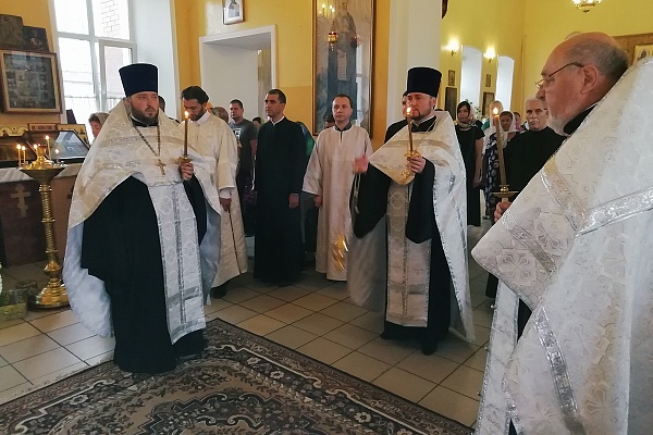 Всенощное бдение в канун Преображения Господня