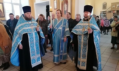 Всенощное бдение в канун праздника Благовещения Богородицы