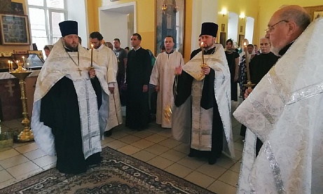 Всенощное бдение в канун Преображения Господня