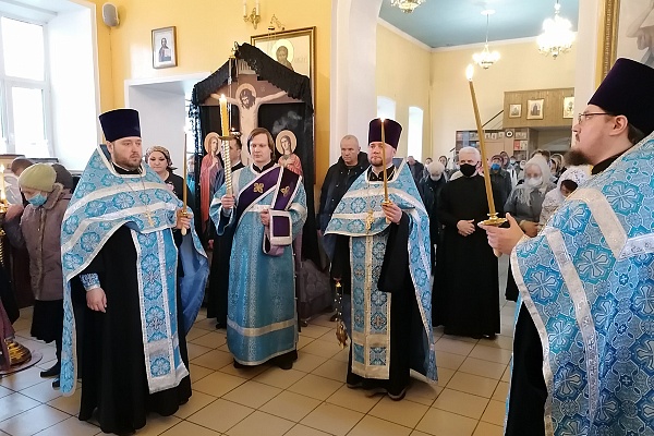 Всенощное бдение в канун праздника Благовещения Богородицы