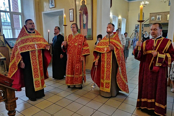  Всенощное бдение накануне Усекновения главы Иоанна Предтечи 