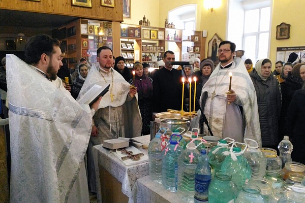 Крещенский сочельник в нашем храме